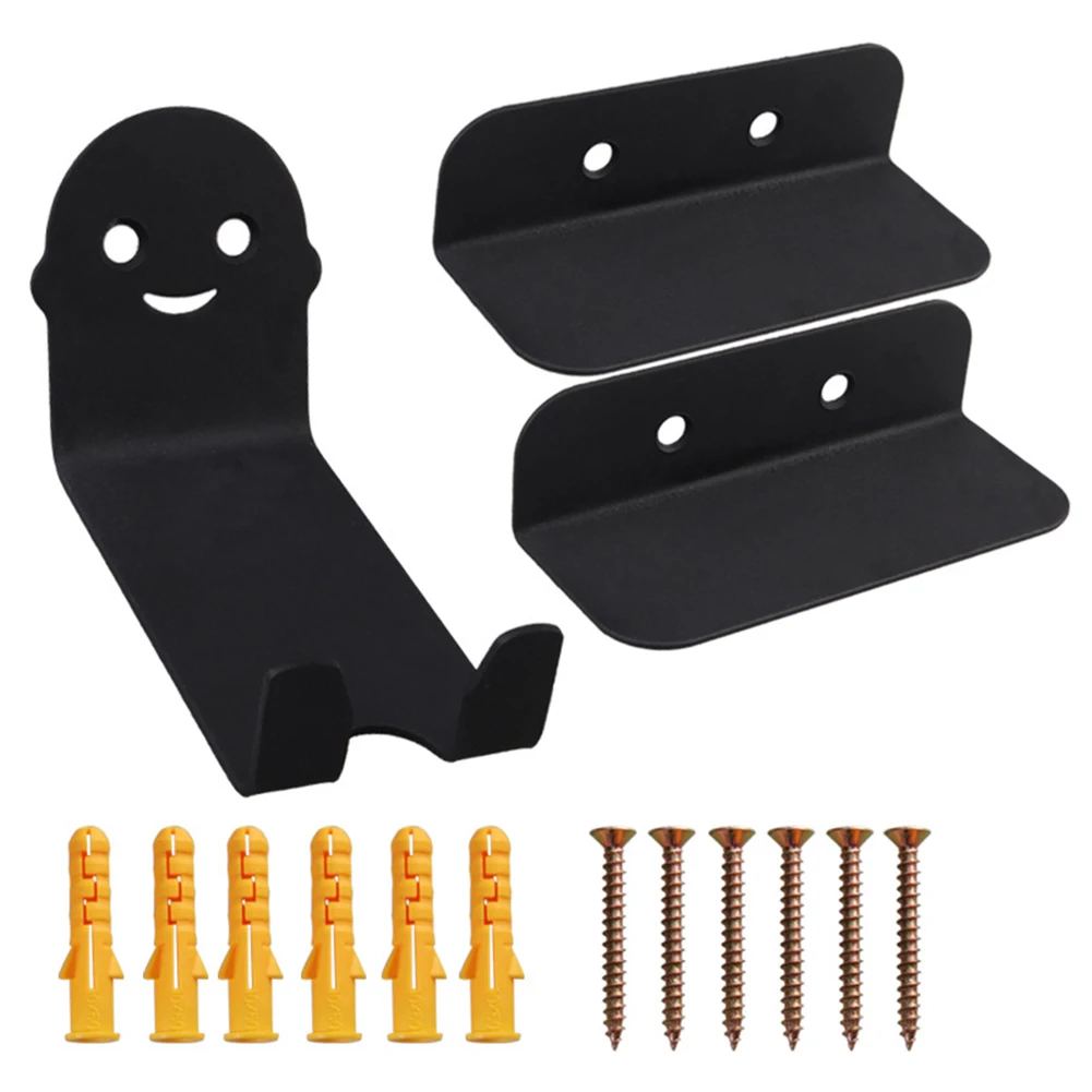 

3pcs MTB Road Bicycle Steel Rack Pedal Wall Mount Stands Hanger Hook Heavy Duty Bike Padlocks Parking Holder Cycling Accessories