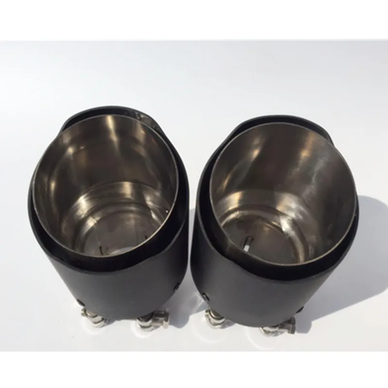 2 шт. новая горячая распродажа нержавеющая сталь глушитель Конец трубы для