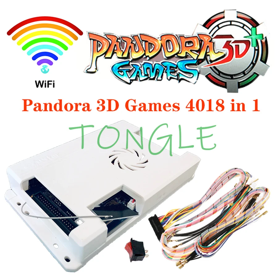 2020 New 3D Pandora game 8000 in 1 Box WIFI Game Console PCB 300 3D Arcade Machine Board Support HDMI VGA Output Motherboard