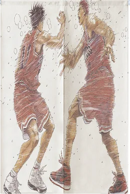 Slamdunk 88641 модные аниме занавески на дверь украшения для дома Мультяшные половина