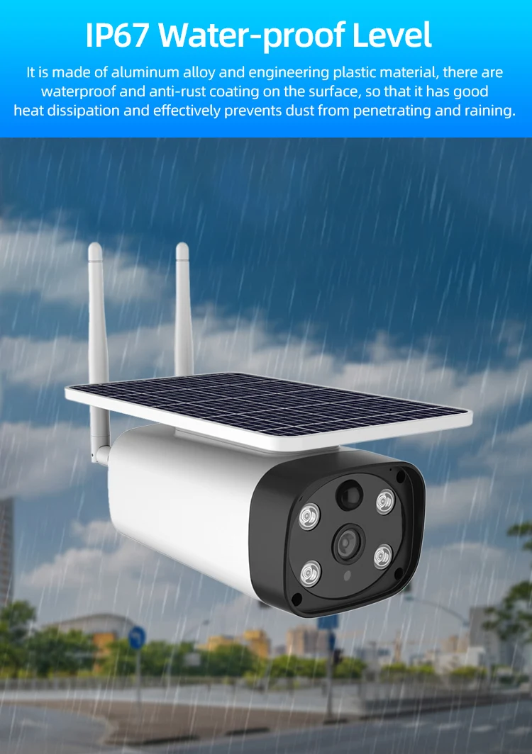 4G Wi-Fi солнечный Мощность IP Камера s 1080P Sony 307 звезда светильник Сенсор ИК ночного