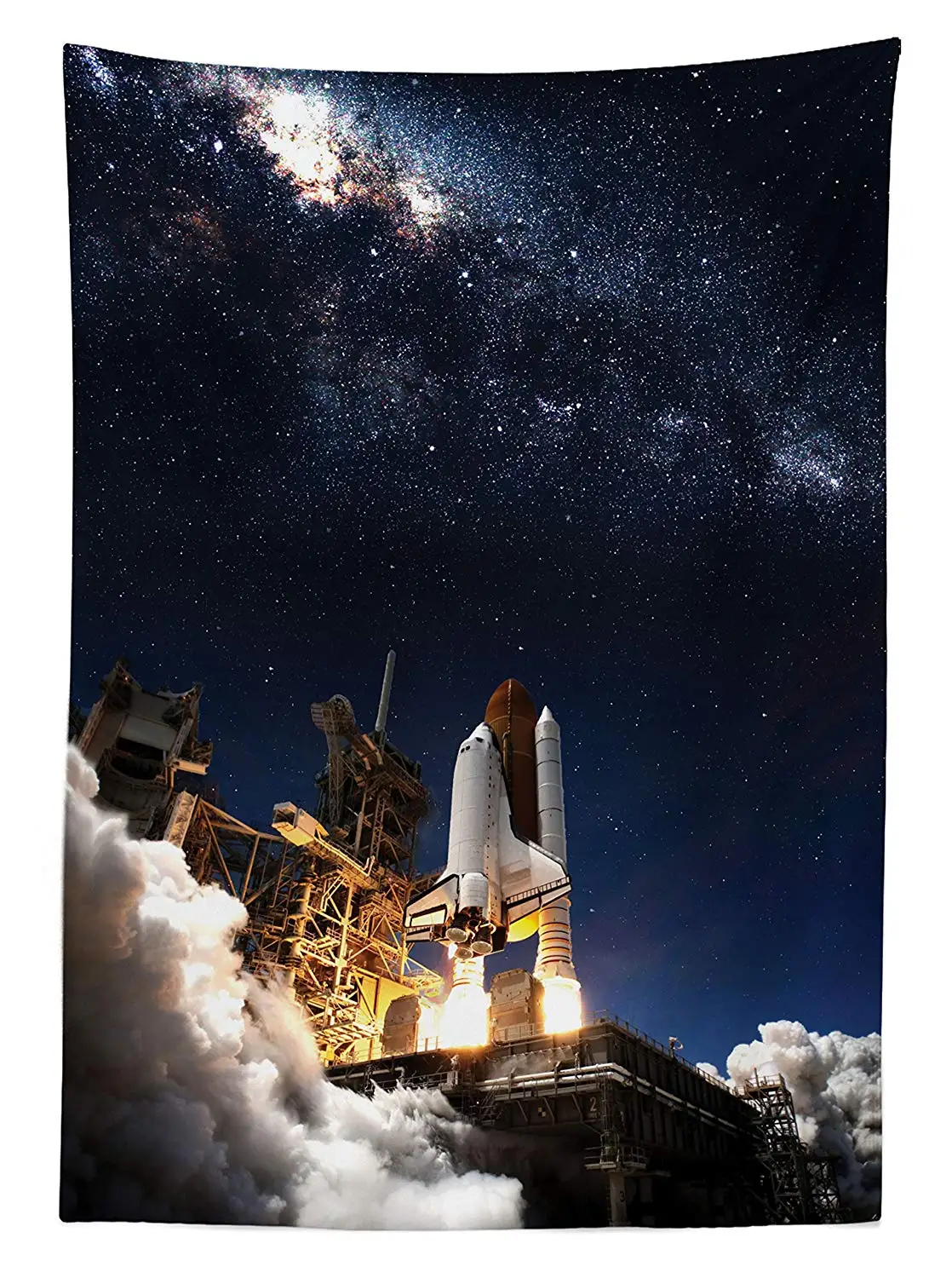 Внешняя космическая Декоративная скатерть космический челнок принимающий