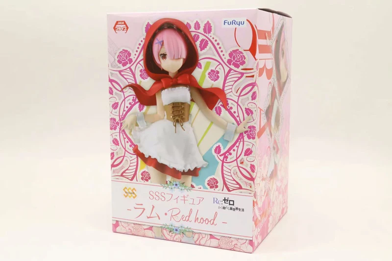 Red boxed Re: Zero Hajimeru Isekai Seikatsu Rem/Ram Red Hood Ver. ПВХ кукла Фигурка Коллекционная Фигурка модель игрушка подарок - Цвет: Red boxed