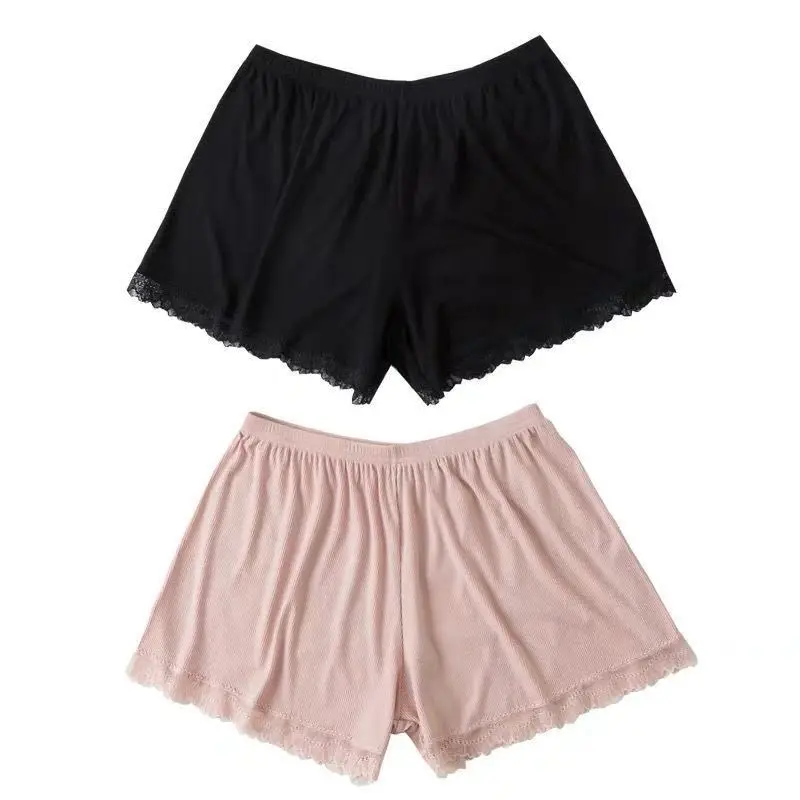 

Safety Pants Anti-empty Women Can Wear Summer Thin Lace Three-point Leggings Loose Home Shorts Inside and Outside