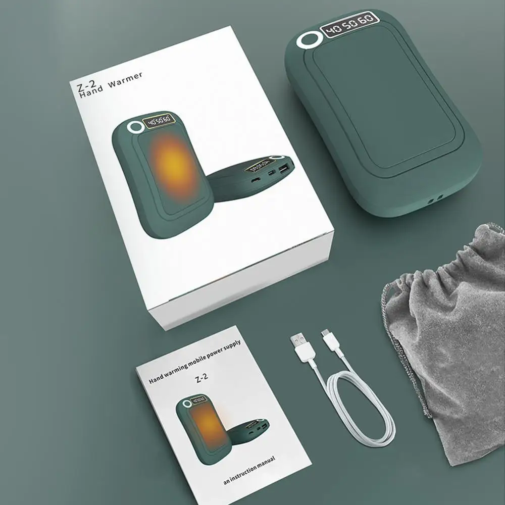 10000 мА/ч грелка для рук Портативный изысканный 10 часовой рабочий кошка Мощность