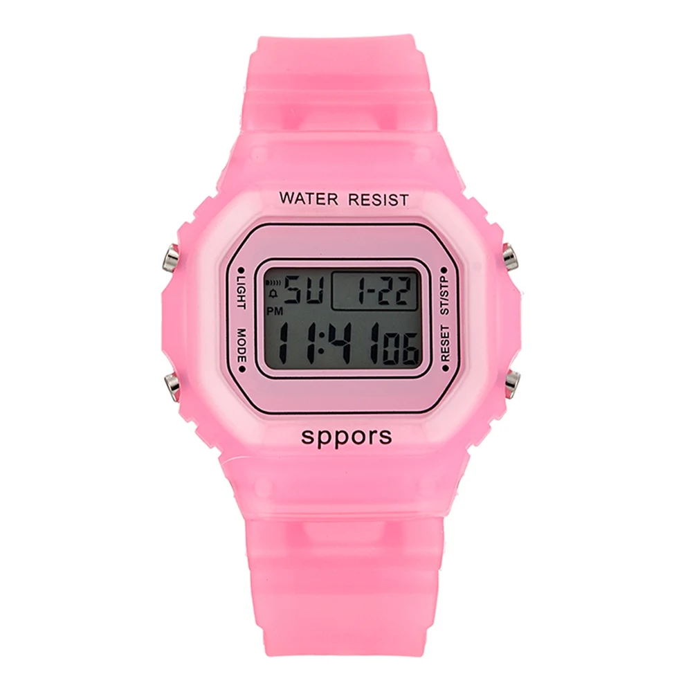 Часы мужские светодиодные с будильником Спортивные Повседневные светящиеся