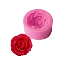 rose flower silicone molds wedding cupcake topper fondant cake decorating tools soap resin clay candy chocolate gumpaste moulds