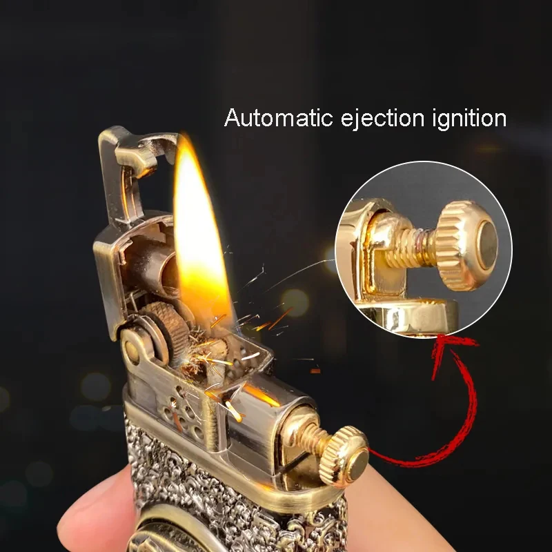 Фонарь с автоматическим выбросом зажигания ретро-стиль старомодный