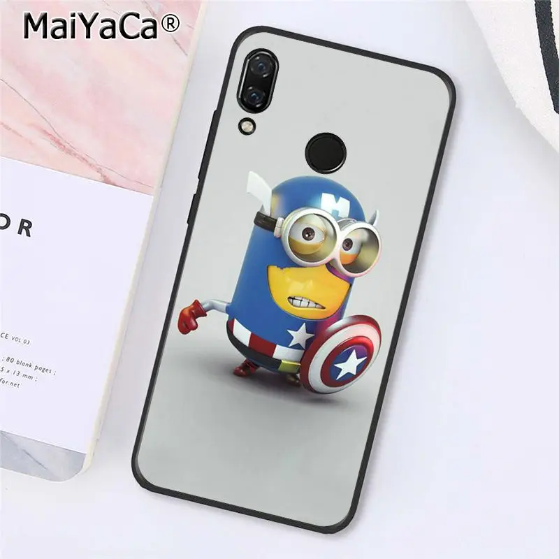 MaiYaCa милый Миньон банан желтый человек чехол для телефона Xiaomi Redmi4X 6A S2 Go Redmi 5 5Plus Note4 Note5 7 Note6Pro