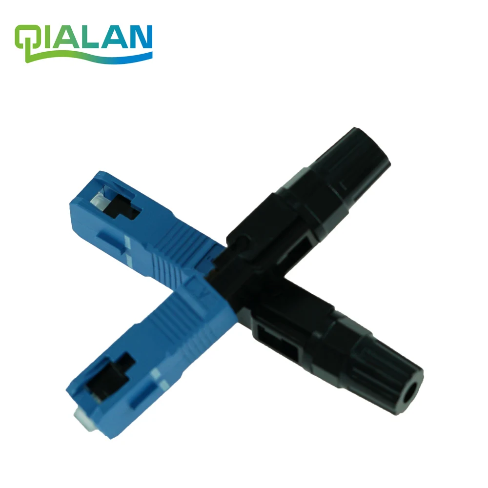 SC UPC быстрый соединитель FTTH Оптические разъемы для быстрого