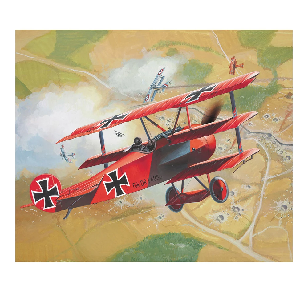 Легкий истребитель Fokker Dr. 1 Triplane|Наборы для сборки моделей| |