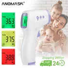 Бесконтактный инфракрасный термометр для детей, цифровой лазерный прибор для измерения температуры лба и жара тела, 10 шт.