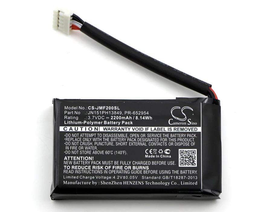 Pr-652954 para Jbl ii por Favor se o Conector é de 3 Cameron Sino Bateria Flip 2 2021 Verifique Fios ou 5 2200mah