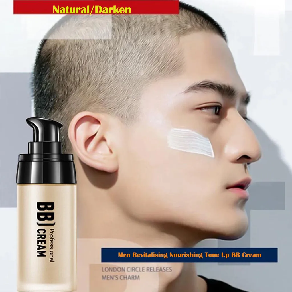 Мужской стойкий консилер 2 шт. крем для ленивых водонепроницаемый макияж BB