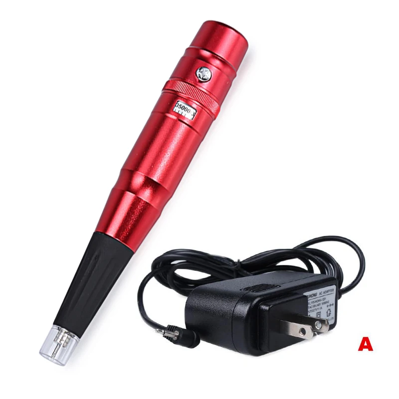 Red type A 1 шт. Золотая машинка для татуировки ручка с аксессуарами Перманентный макияж наборы для татуаж бровей подводка для глаз губы косметика поставки пистолет - Цвет: Red type A