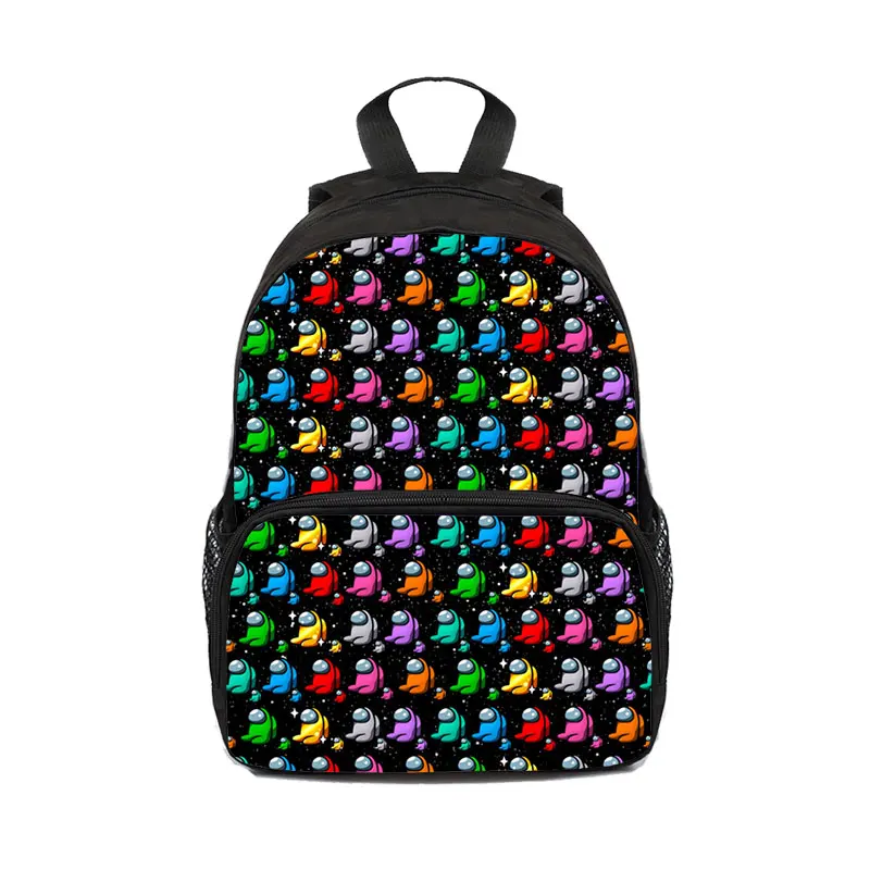 

3D Print Sac A Dos Among Us Backpack Impostor Bag for Kids Video Game Zipper Kindergarten Backpack Anime School Bags 13 Inch