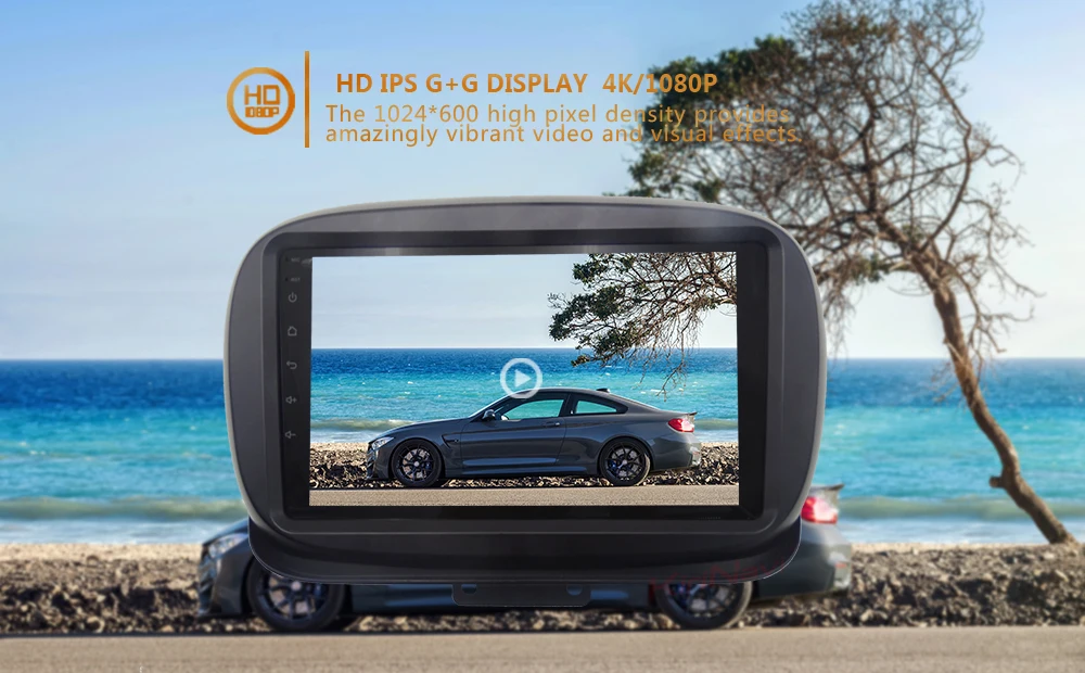 Kirinavi Android 9,0 4+ 64 GB/8 GB/core " мультимедийный автомобильный DVD плеер для Fiat 500X помощи при парковке головное устройство авто радио навигации gps