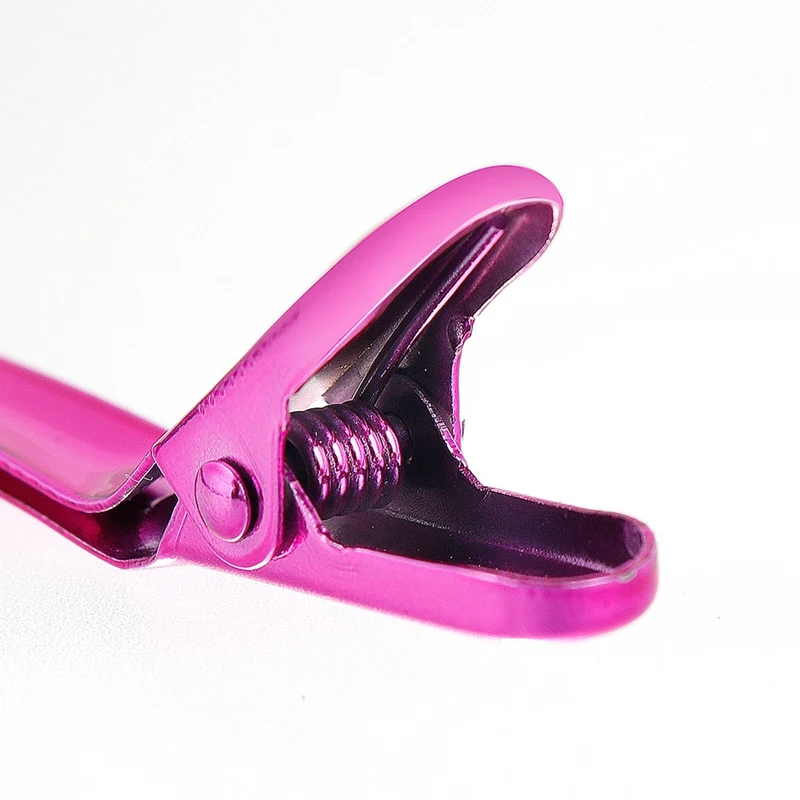 

12Pcs/Set Metal Alligator Hair Clip Hairdressing Clamp Hairpins Pointed Mouth Clip Salon Hair Styling Tools