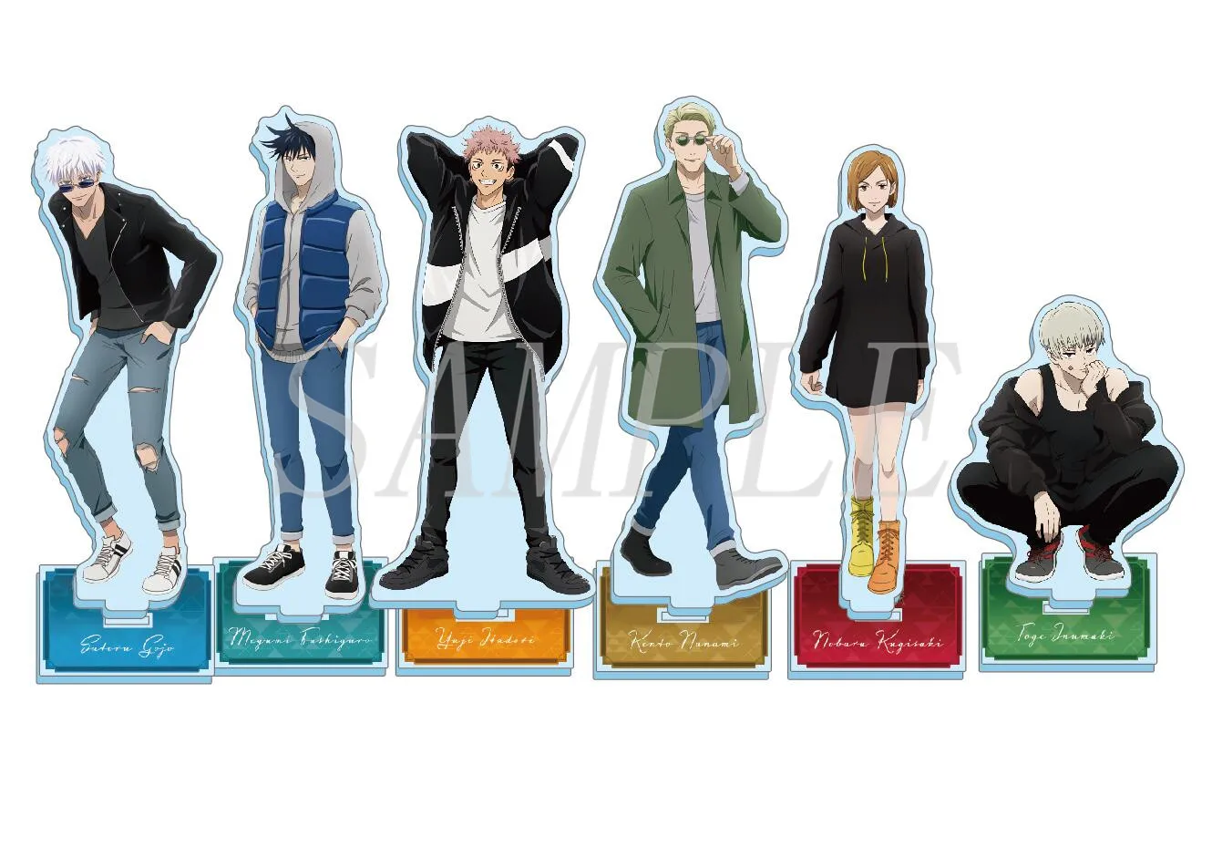 

Акриловая фигурка из аниме juютсу куиснумаки тоге итадор Юджи годзё Сатору кугиса подставка демонстрационная модель тарелка настольная мул...