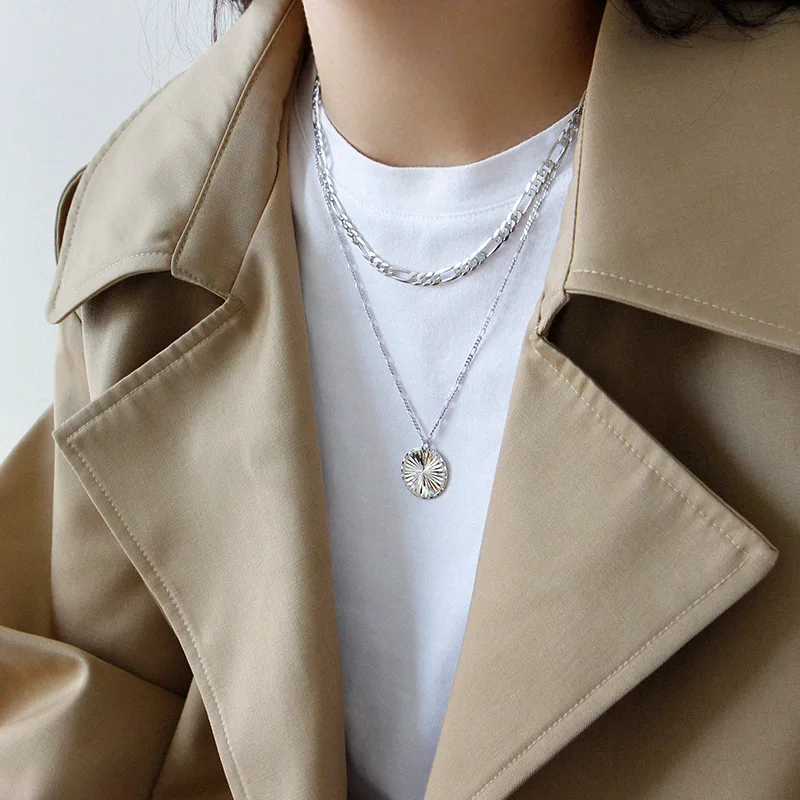 Форзацев цепочка со стразами колье ожерелье для женщин 2020 новый тренд 100% 925