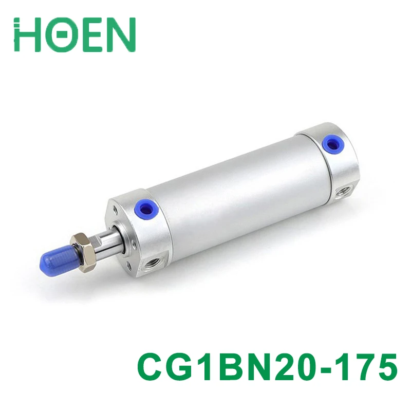 

CG1BN серия 20 мм отверстие 175 мм ход стандартные одинарные пневматические цилиндры двойного действия