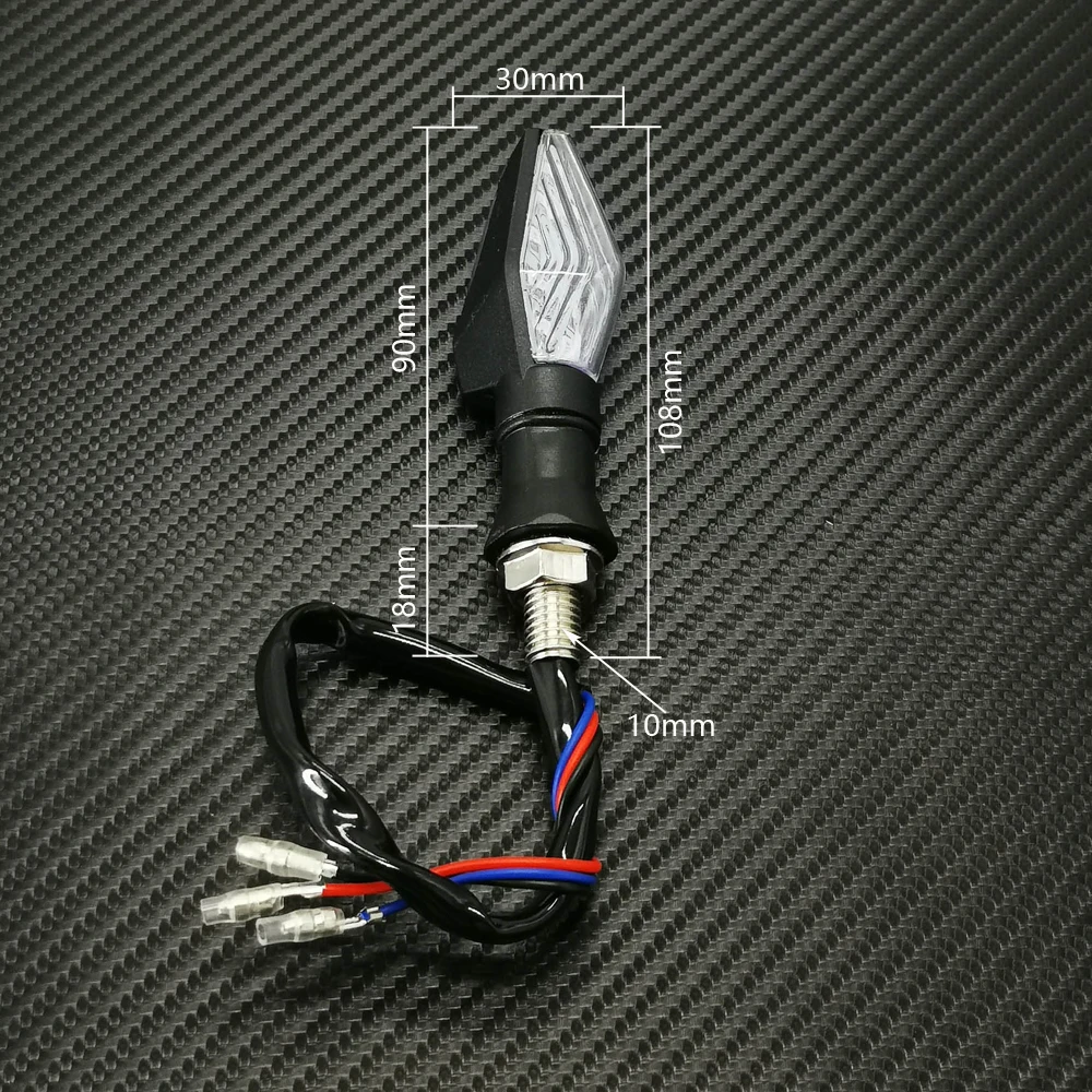 Светодиодный индикатор указателя поворота мотоцикла декоративная лампа для