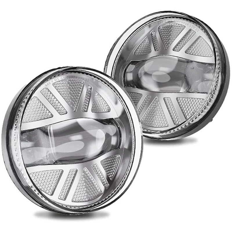 

Chrome LED Fog Lamps Fog Lights Assembly Replacement for GMC Sierra 1500 2500Hd 3500Hd 2007-2014 Car Accessories