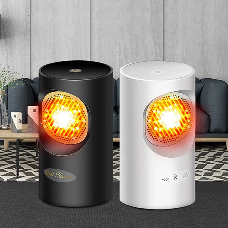 Electric Wall Heater Mini Portable Plug-in Personal Space Warmer for Indoor Heating Camping Any Place Adjustable heater | Бытовая