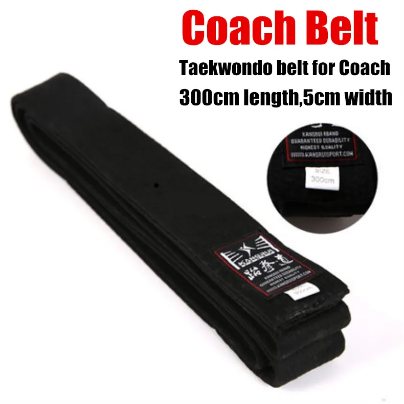 

WTF Approved Korea Pinetree Taekwondo Black Belt TKD Kickboxing belt Martial Arts Karate Judo Tae Kwon Do 100% Cotton cosy Belt