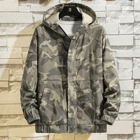 new camouflage hooded mens jacket trend casual jackets