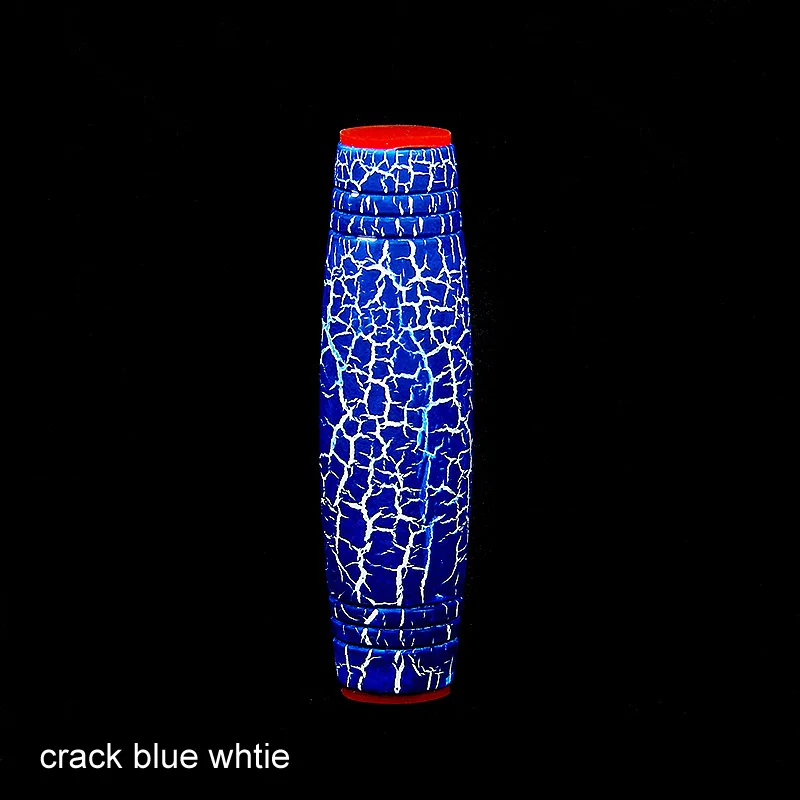 crack blue whtie Деревянный Непоседа смешной ручной Спиннер снятие стресса флип-палка ручной декомпрессии концентрат игрушка японская Скалка палка игрушка - Цвет: crack blue whtie