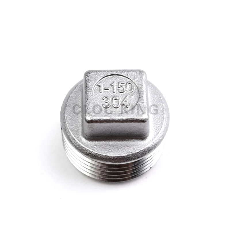 BSP 1/8 &quot1/4" 1/2 &quot3/4" 1 &quot1-1/2 2" наружная резьба 304 Нержавеющая сталь квадратный