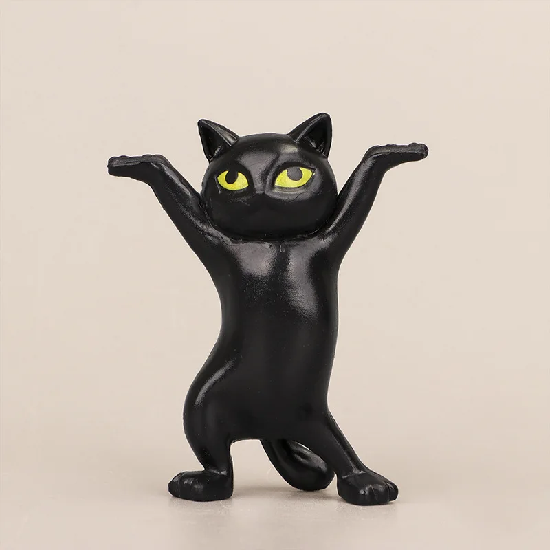 

5 types of dancing cat figures, cartoon surrounding cartoon enchanting kitty toys, pet cat interactive supplies