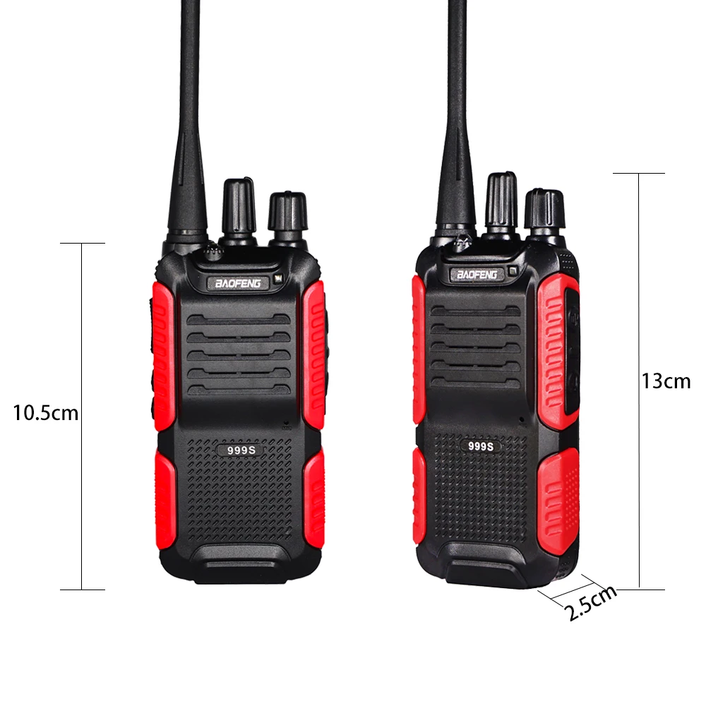 Портативная рация Baofeng BF 999S Talkie 5W Портативный FM приемопередатчик двухстороннее
