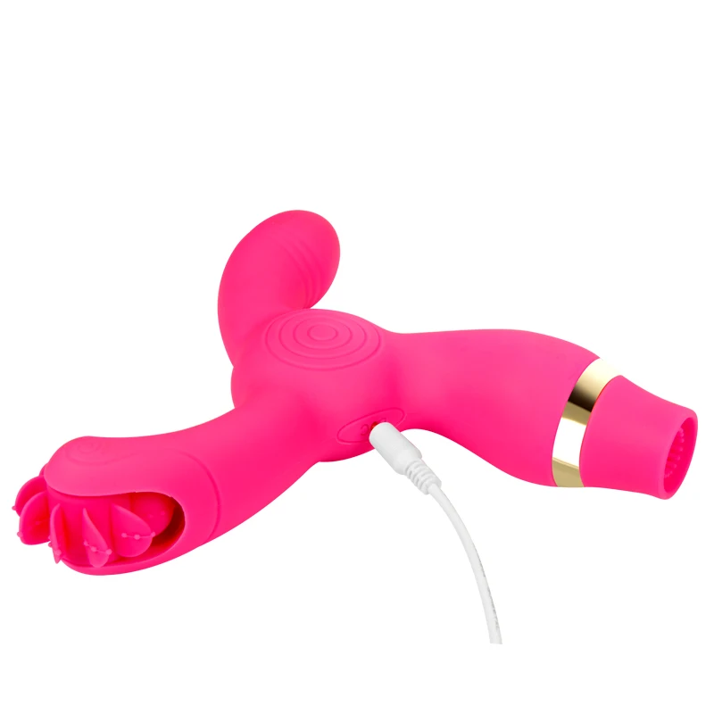 Three Head Multi-purpose Female Masturbation Device Strong Vibration Sucking Stimulation Orgasm Vibrating Bar 7 Frequenc | Красота и