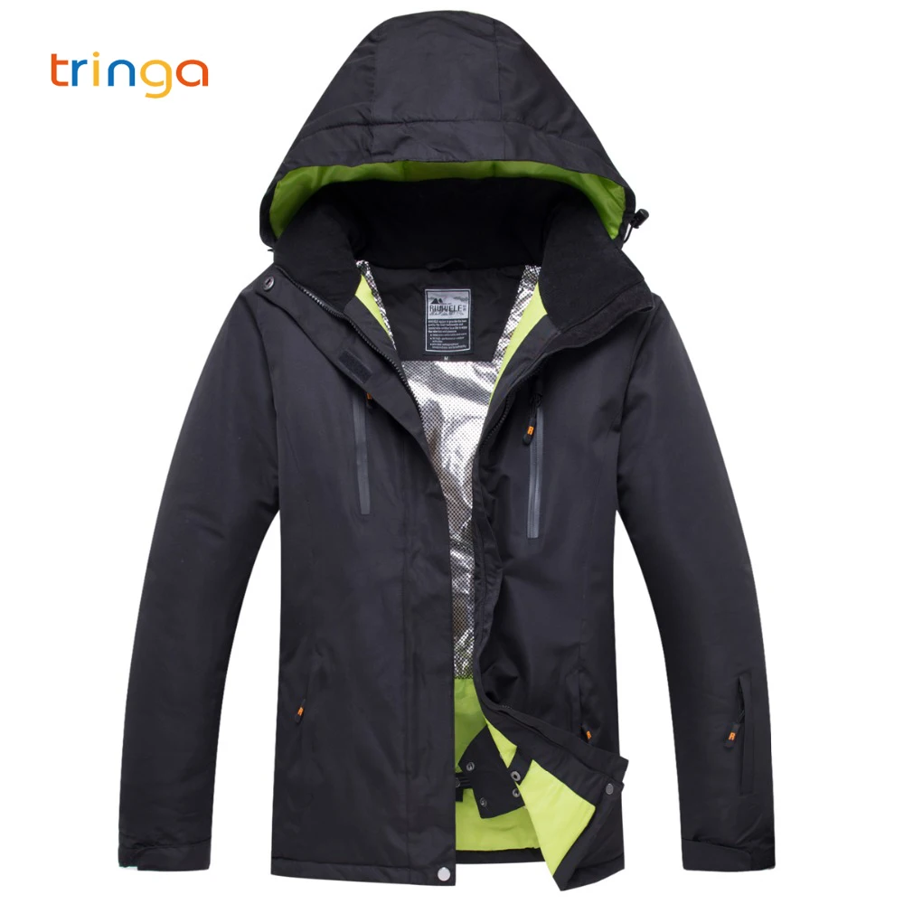 Брендовая лыжная куртка для мужчин и женщин водонепроницаемая 30 теплая зимняя