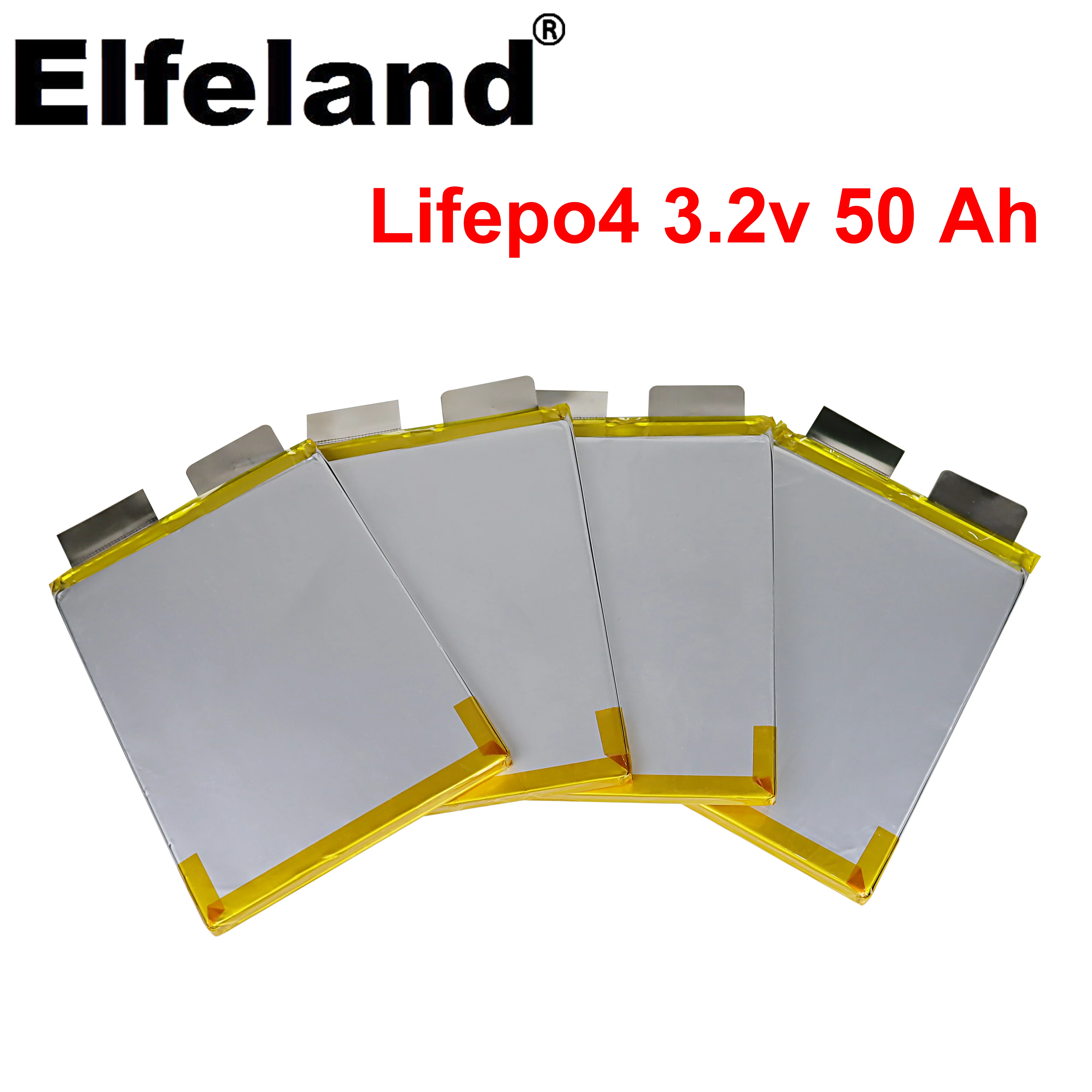 

Lifepo4 3.2V 50ah lithium battery, deep cycle 3.2V 50Ah 48V 24V 12v RV electric bicycle battery pack solar system battery pack