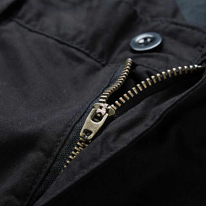 

Pure Cotton Summer Mens Cargo Shorts Boys Casual Pocket Streetwear Plus Size Bermuda Z135