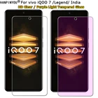 ДЛЯ vivo iQOO 7 Legend  India Clear  Anti blue Purple светильник Ray закаленное стекло для ухода за глазами 9H 2.5D Премиум Защитная пленка для экрана