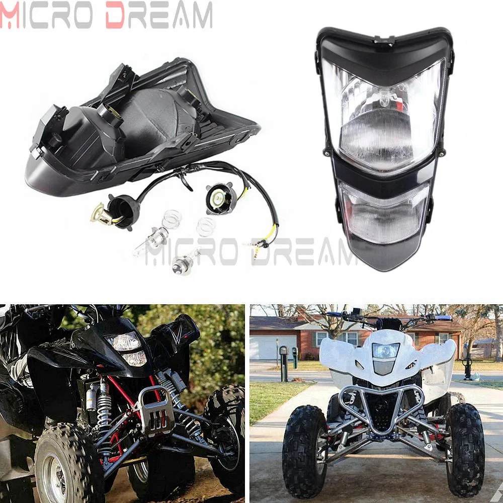 ATV Quad передняя фара в сборе 12В 25 Вт лампа накаливания фары для Suzuki Quadsport LTZ400 LT Z400