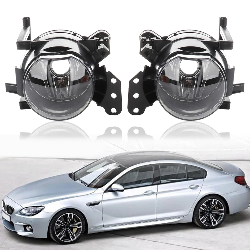 1 пара автомобильных передних противотуманных фар лампы корпус прозрачные линзы
