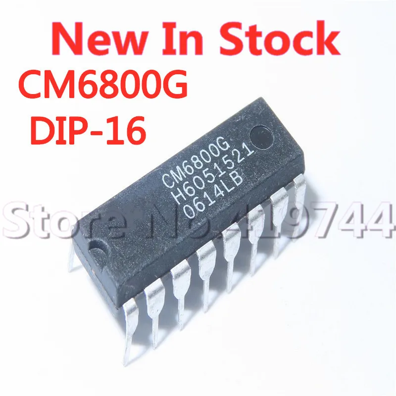 Buy 5PCS/LOT CM6800G CM6800 DIP-16 power chip In Stock NEW original IC on