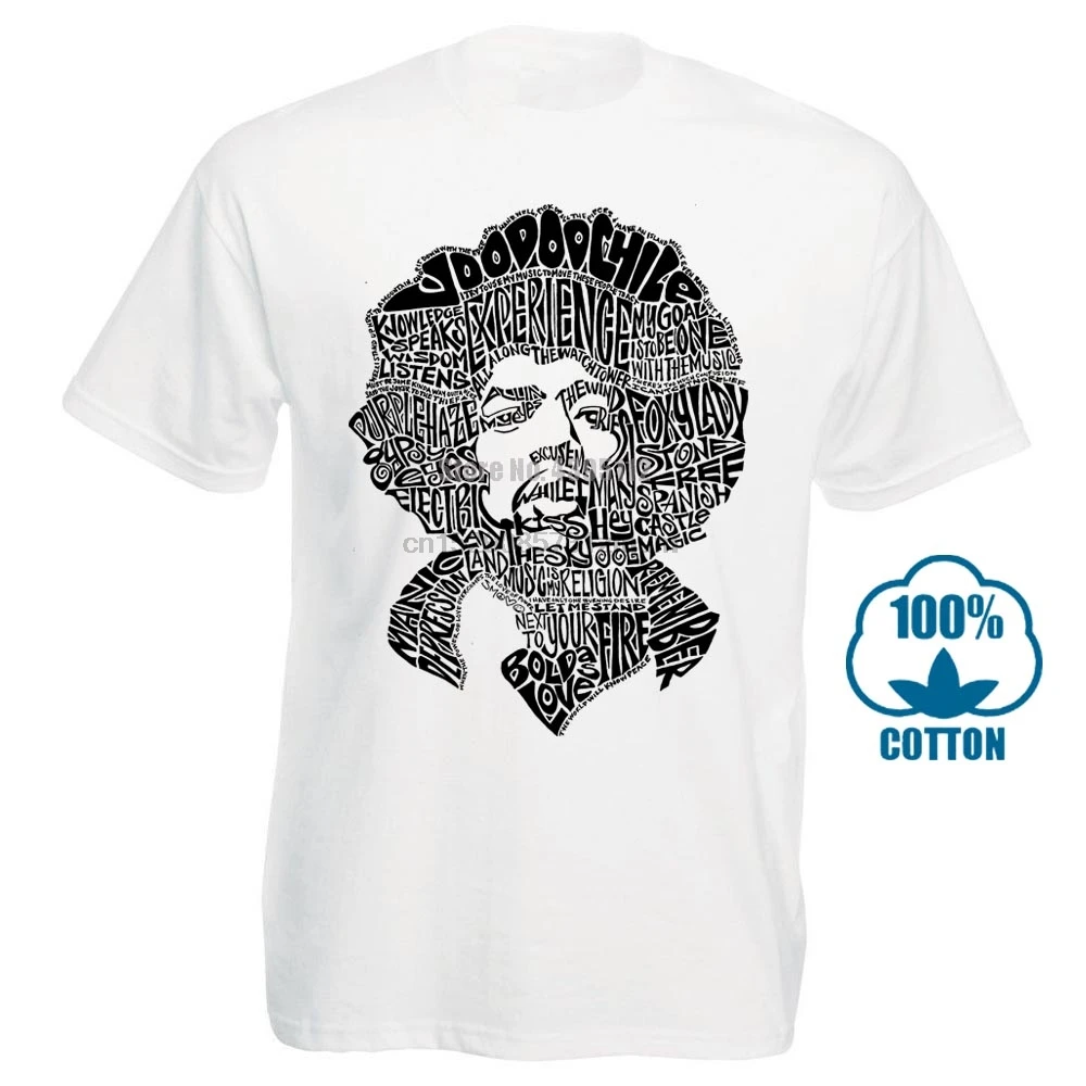Jimmy Hendrix лирика силуэт артиста музыкальный Тур мужская женская футболка унисекс| |