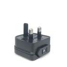 Высококачественный Британский преобразователь с предохранителем, 2 плоских параллельных штырьковых разъема СШАЯпонииКитая, адаптер питания для Сингапура, Малайзии, Гонконга