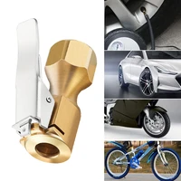 car tire air chuck open closed flow lock on tire chuck quick connect clip 13mm brass inflatable pump clips inflator connector