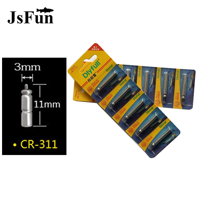 20 шт. CR311 аккумуляторы поплавок для рыбалки 3 В Ночной светильник литиевые