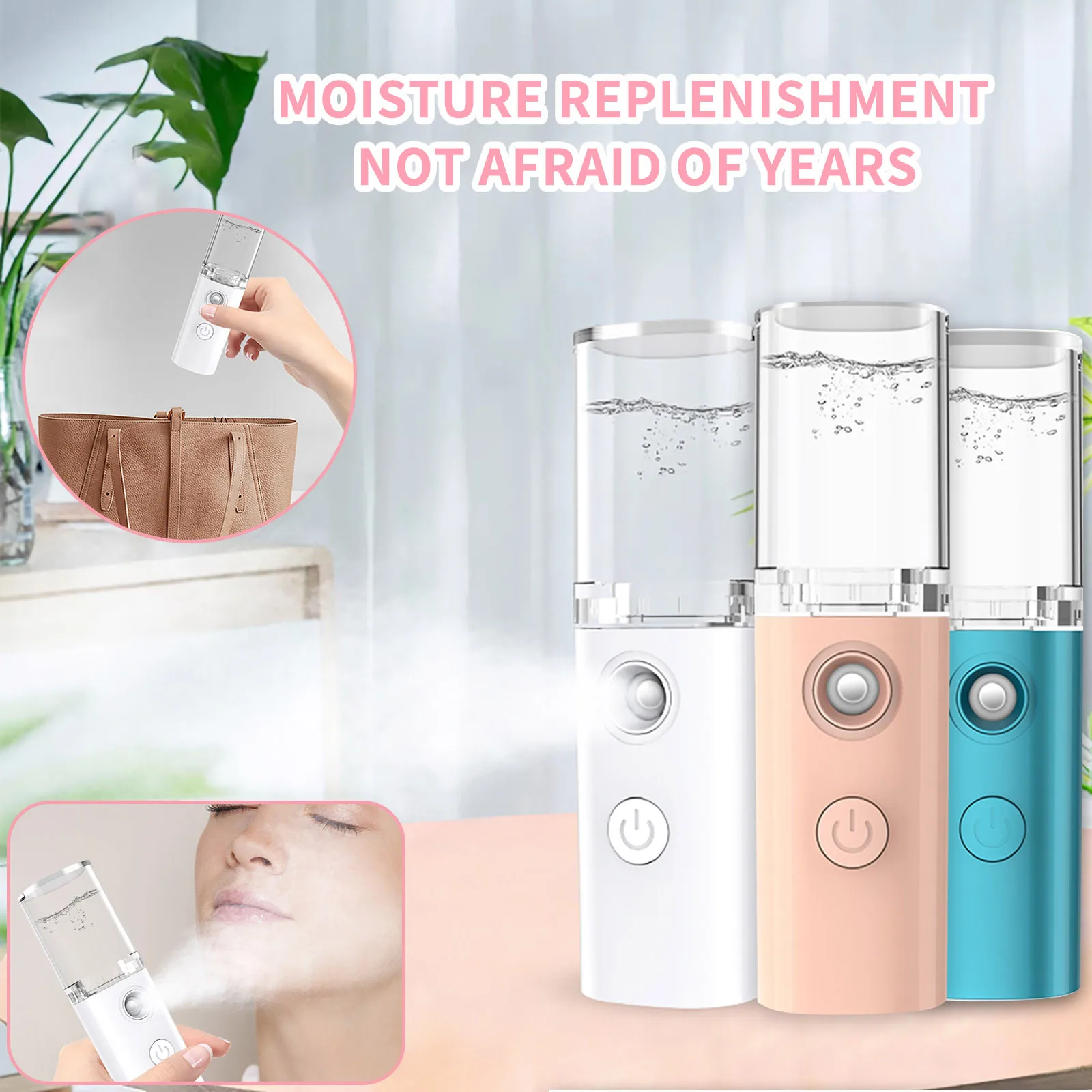 Портативный увлажнитель уход за кожей лица спрей тумана нано увлажняющий