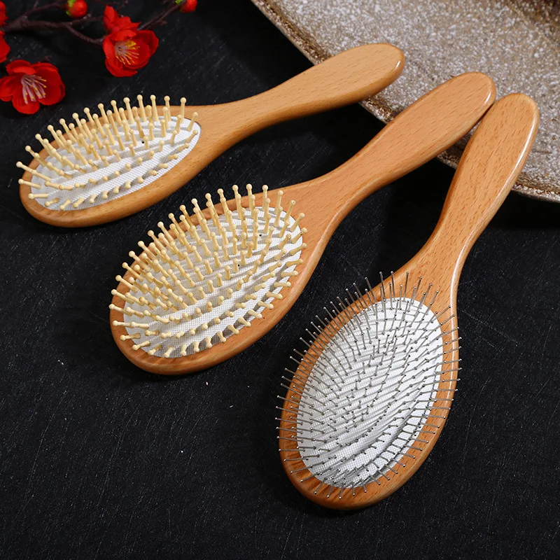 Массажная Расческа для домашних животных деревянная расческа забавная щетка