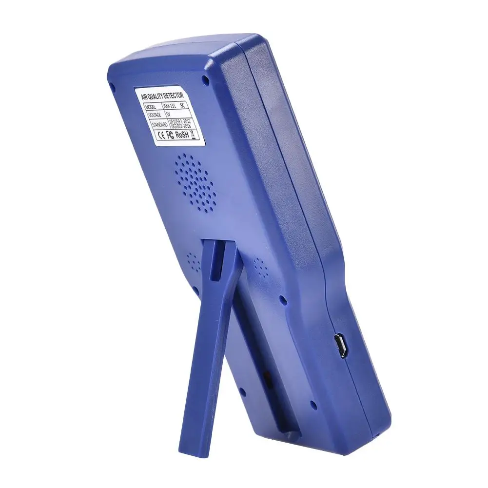 

Protable Carbon Dioxide Detector Air Quality Meter Monitor Gas Analyzer Reliable Digital TVOC HCHO CO2 and AQI Detector