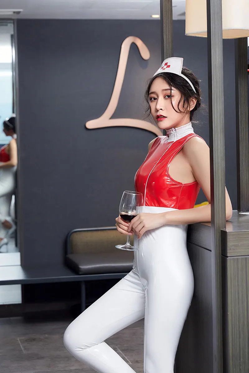 Косплей сексуальный натур униформа открытый промежность боди искусственная